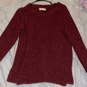 Hollister Maroon Sweater